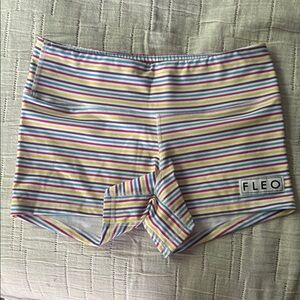 Fleo Multicolor Striped Shorts